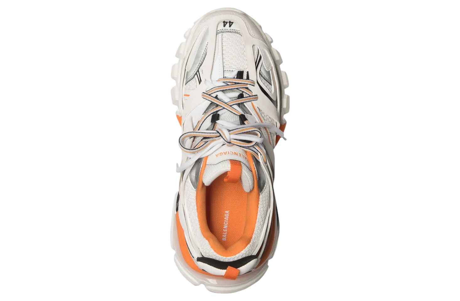 balenciaga track white orange 2