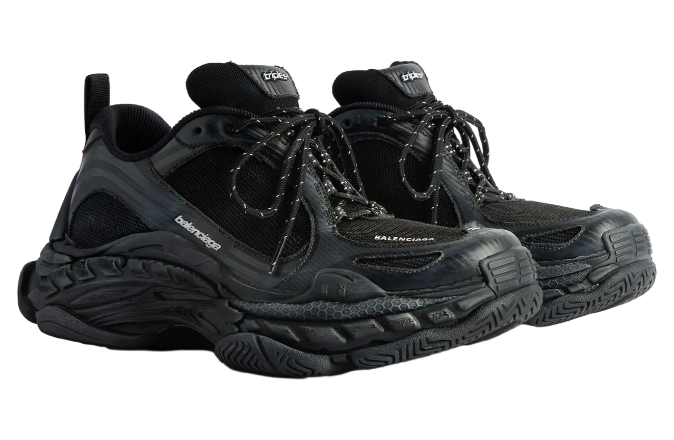 balenciaga triple s 2 black dark grey 0