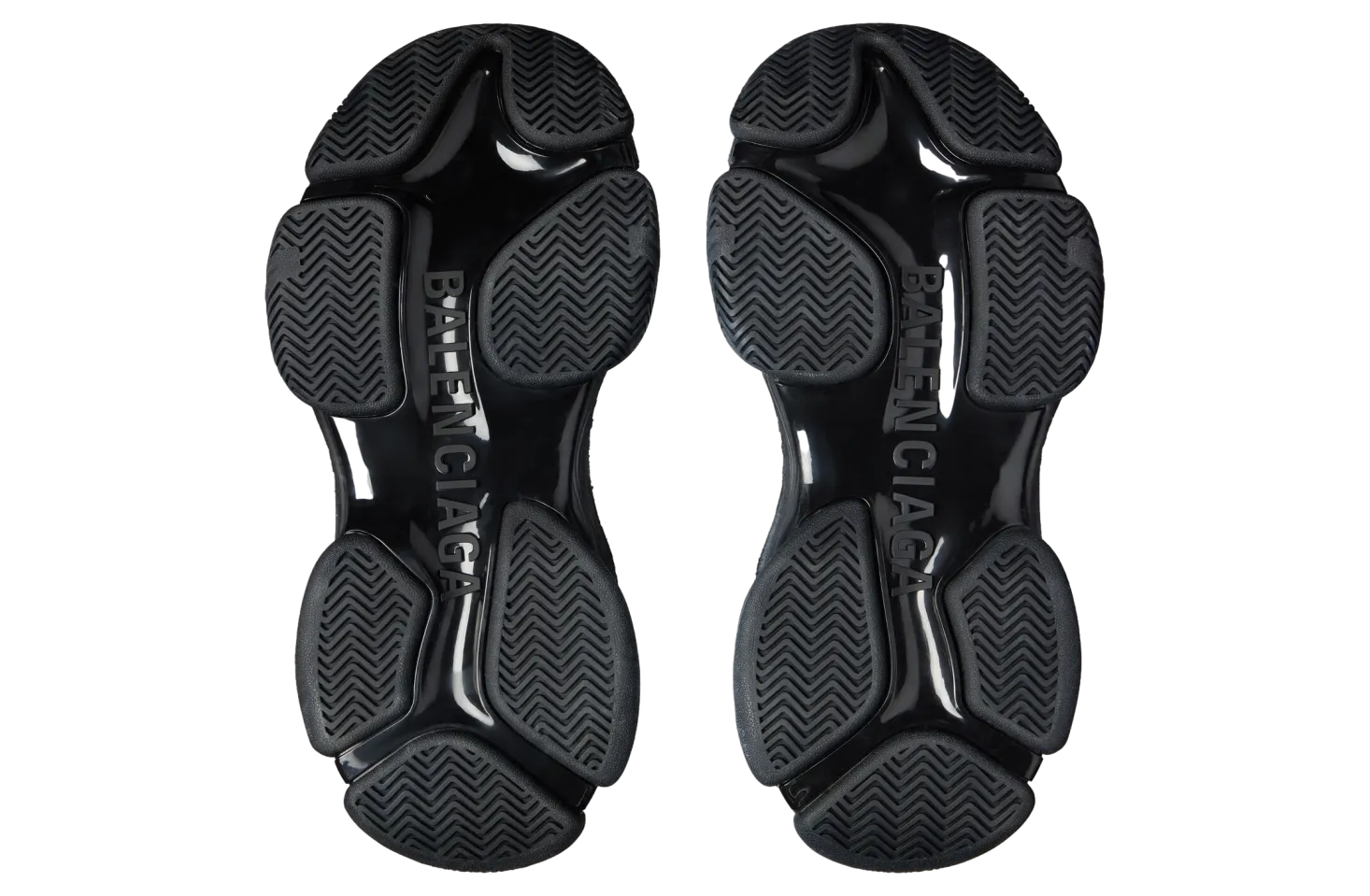 balenciaga triple s 2 black dark grey 3