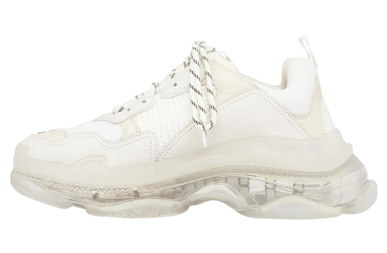 balenciaga triple s clear sole white clear 1