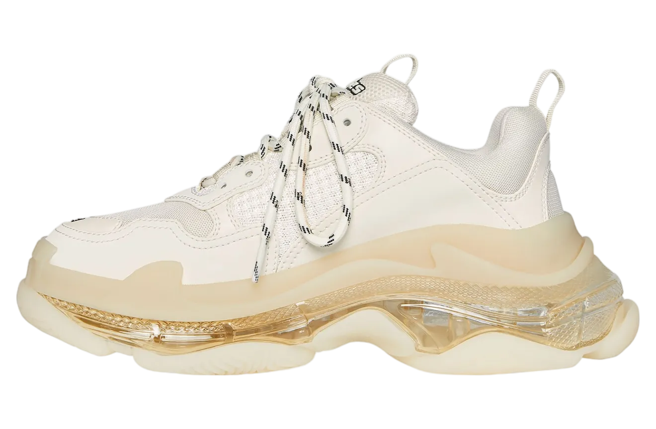 balenciaga triple s clear sole wmns beige clear 2