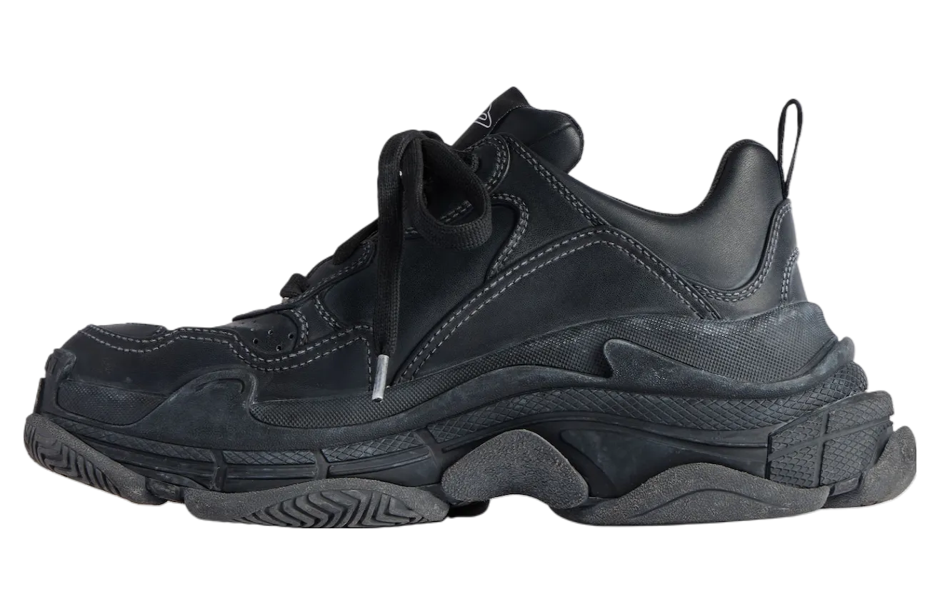 balenciaga triple s sporty black 2