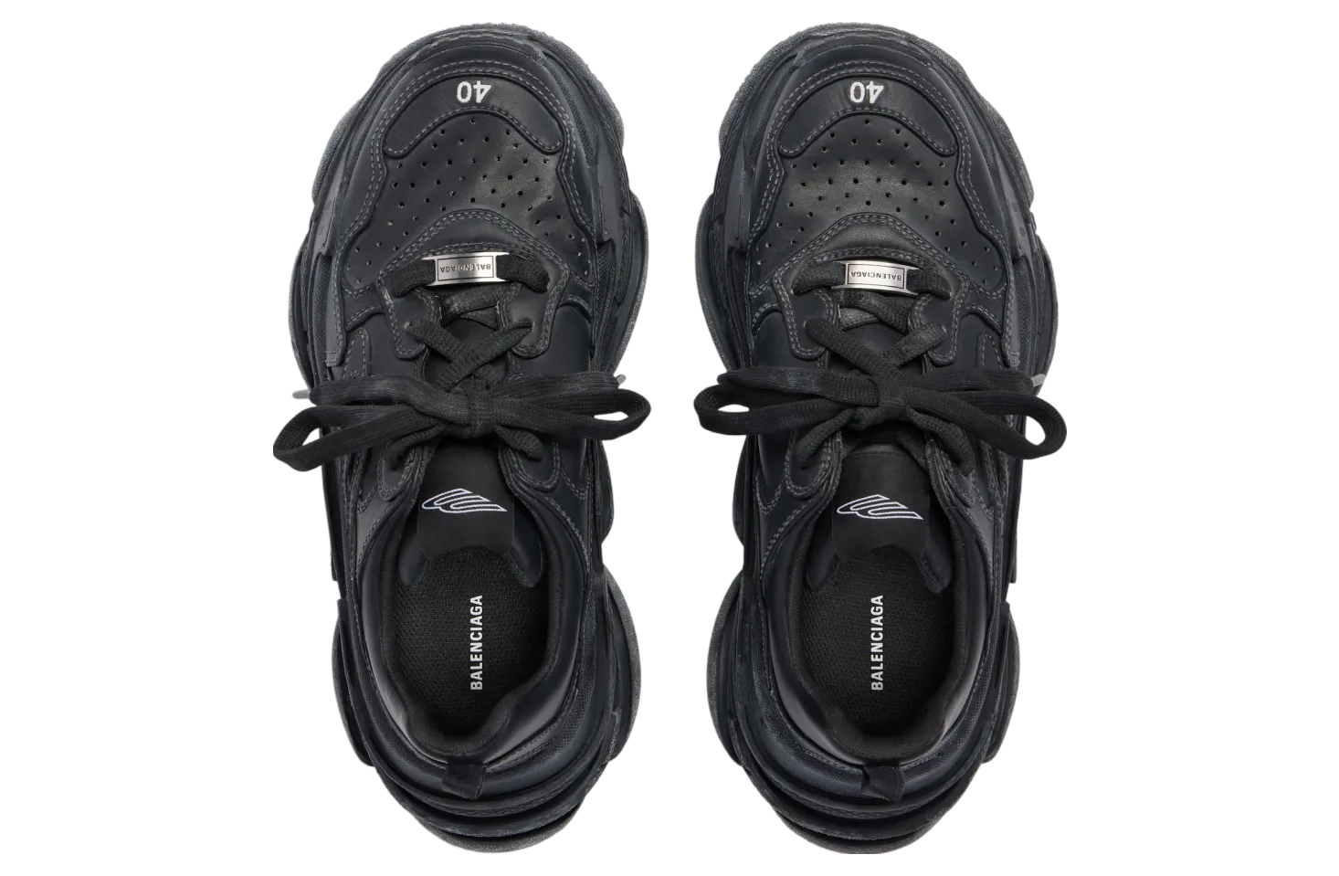balenciaga triple s sporty black 4