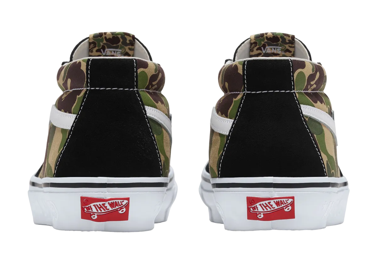 bape x vans sk8 mid 1