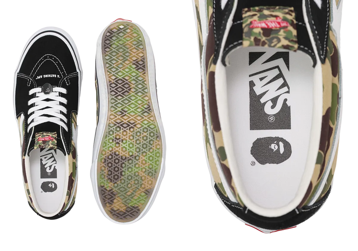 bape x vans sk8 mid 2