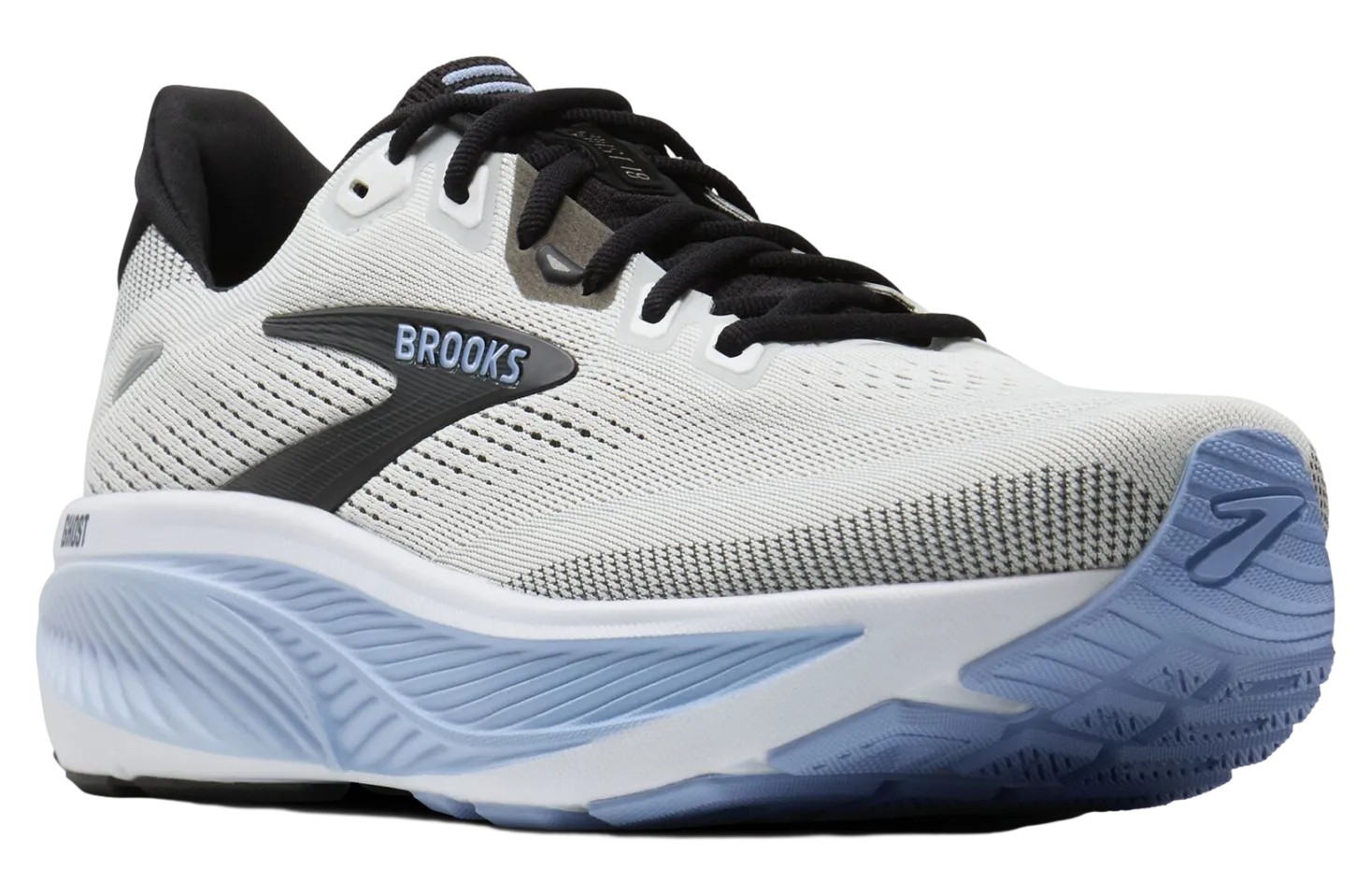 brooks ghost 18 white black 0