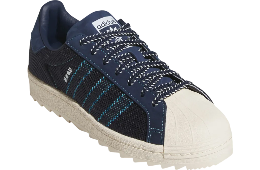 clot x adidas superstar night indigo cream 0