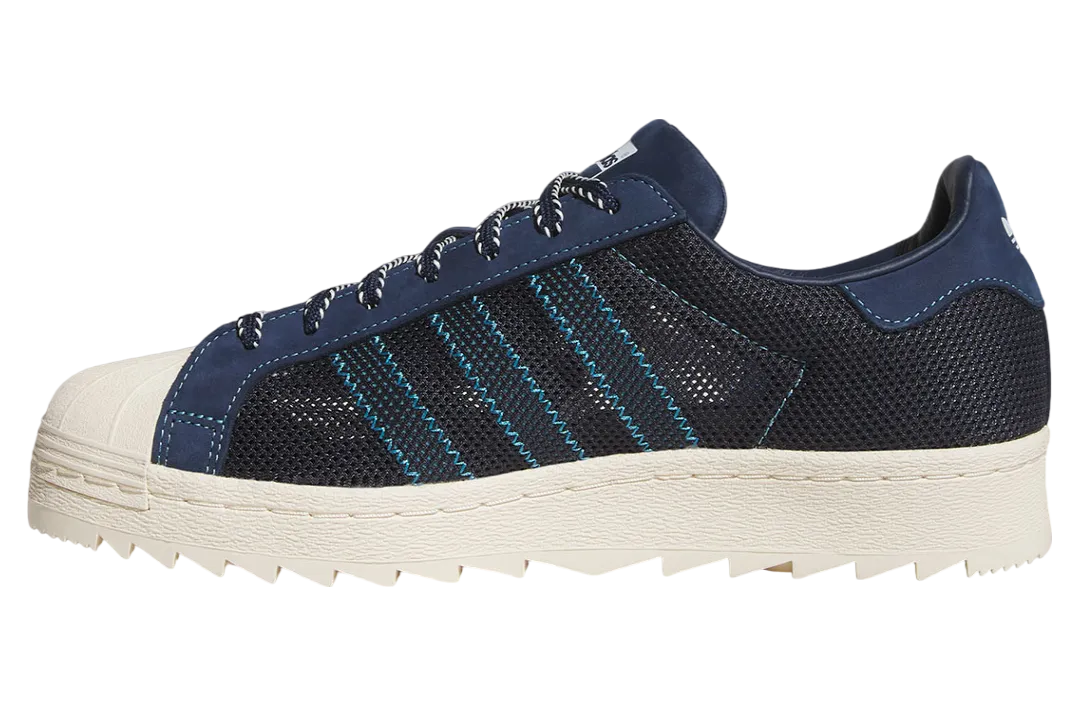 clot x adidas superstar night indigo cream 2