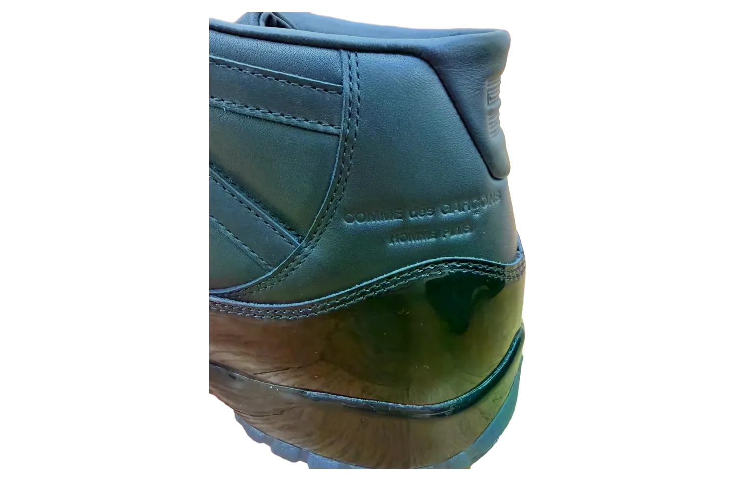 comme des garcons homme plus x air jordan 11 black white 1