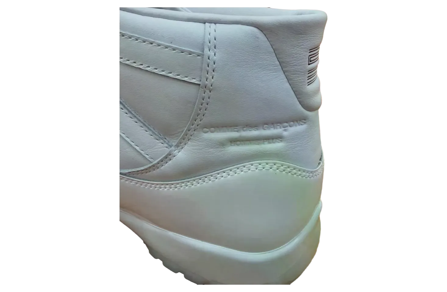 comme des garcons homme plus x air jordan 11 white black 1