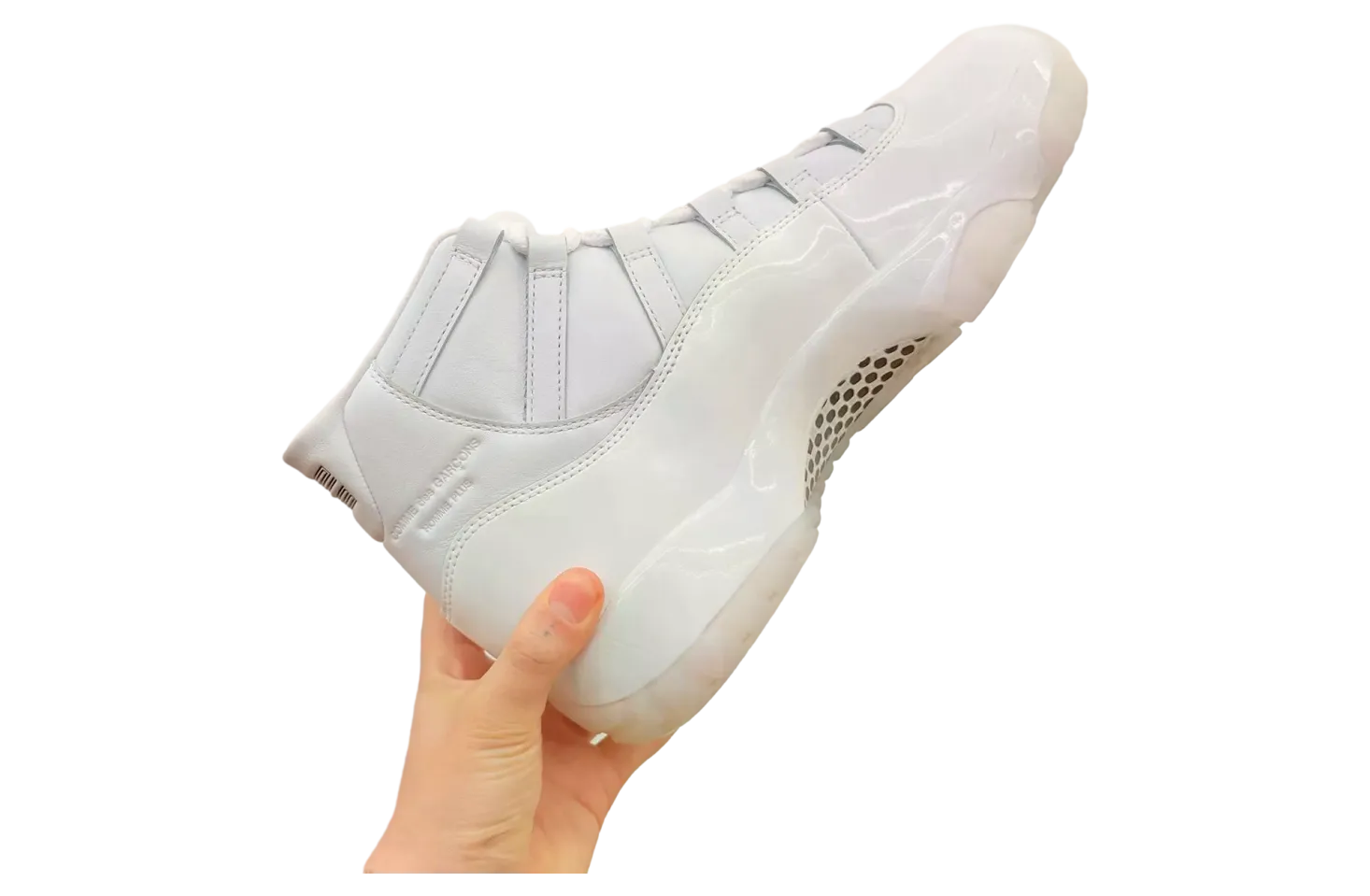 comme des garcons homme plus x air jordan 11 white black 5