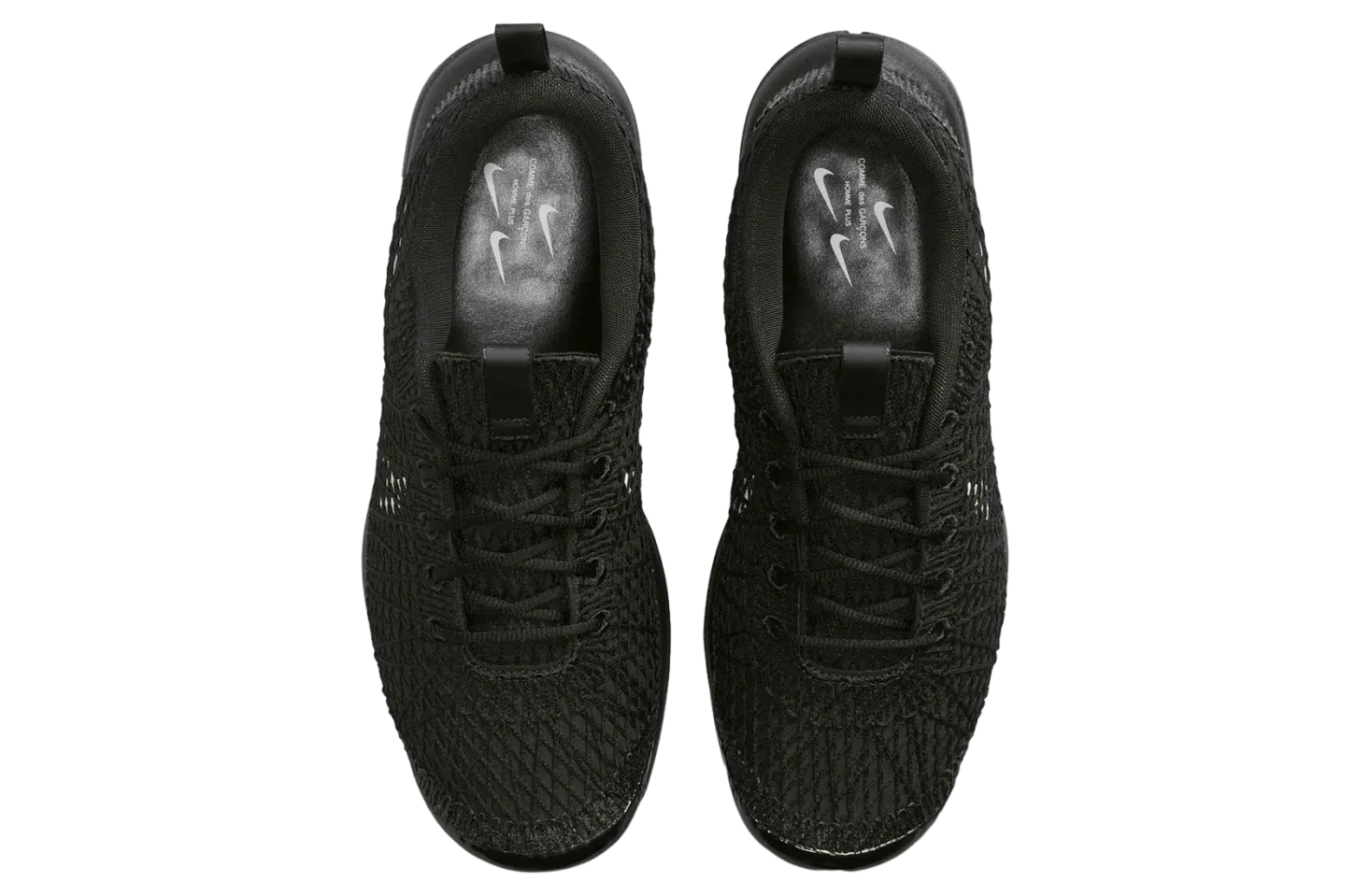 comme des garcons x nike air rejuven8 black 2