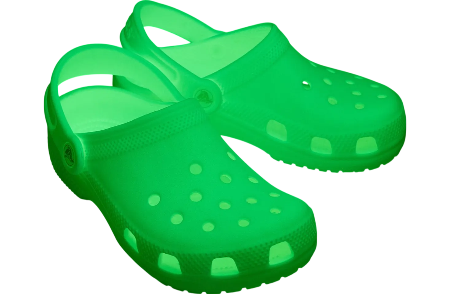 crocs classic clog glow in the dark 2