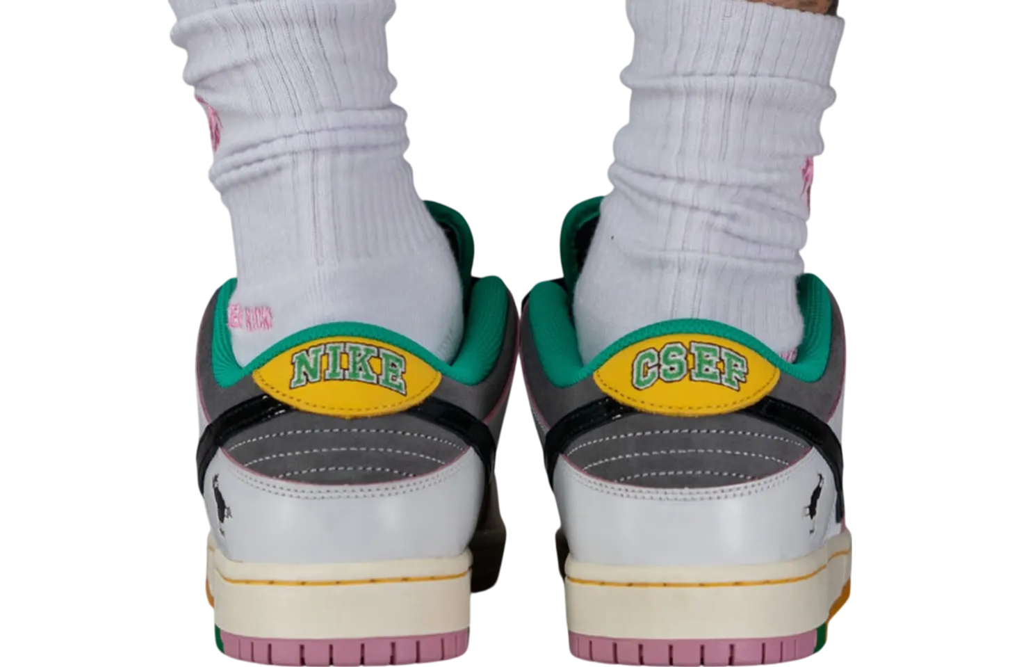 csef x nike sb dunk low summit white clear emerald 7
