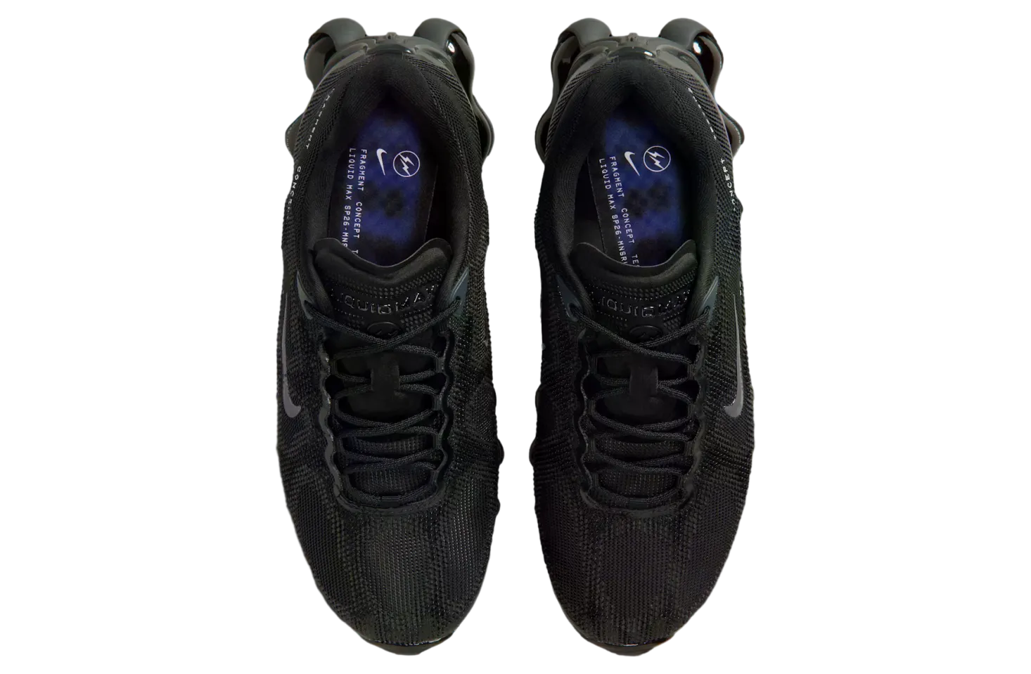 fragment design x nike air liquid max black anthracite 2
