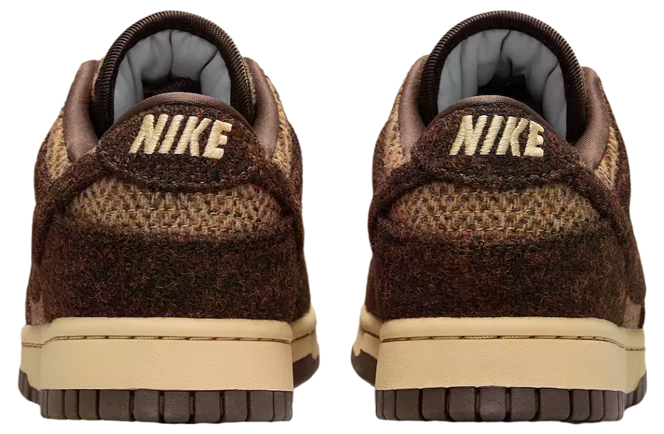 harris tweed x nike dunk low w sesame baroque brown 3