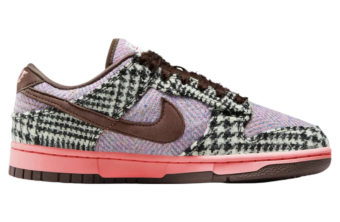 harris tweed x nike dunk low wmns multicolor 0