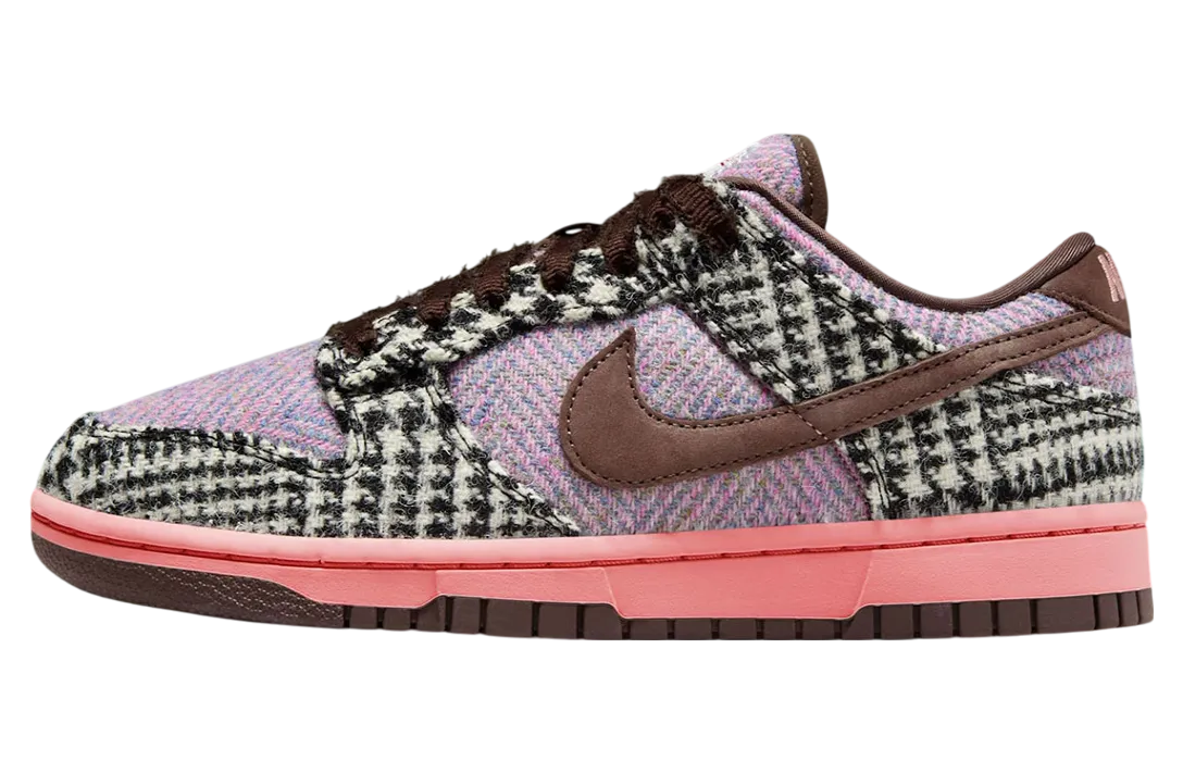 harris tweed x nike dunk low wmns multicolor
