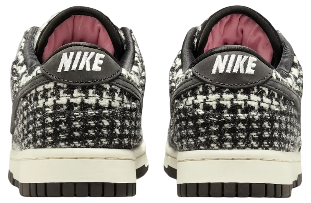 harris tweed x nike dunk low wmns white black 3