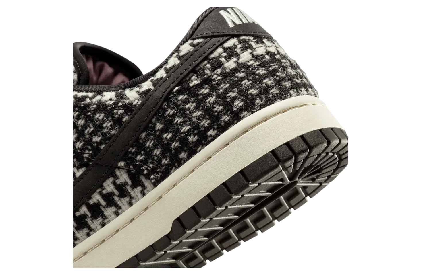 harris tweed x nike dunk low wmns white black 6