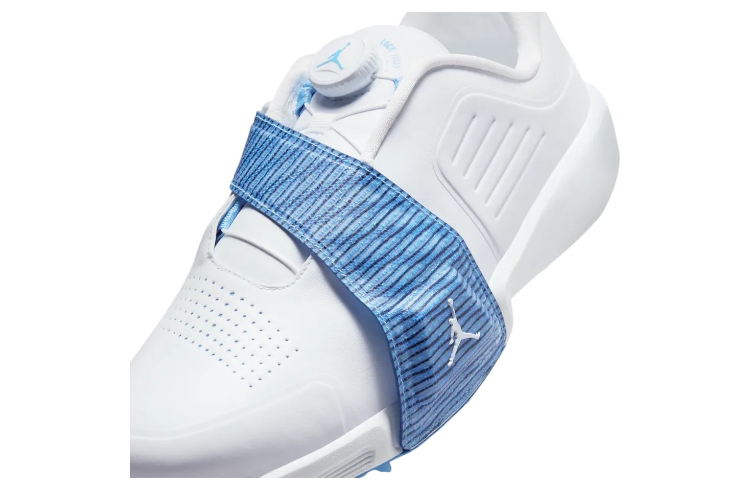 jordan air rev golf white university blue 5