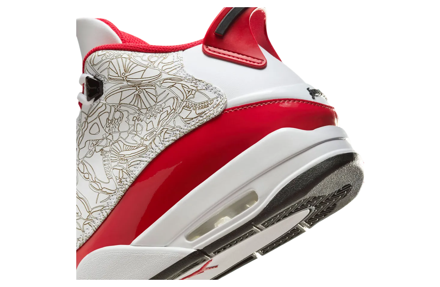 jordan dub zero red white 6