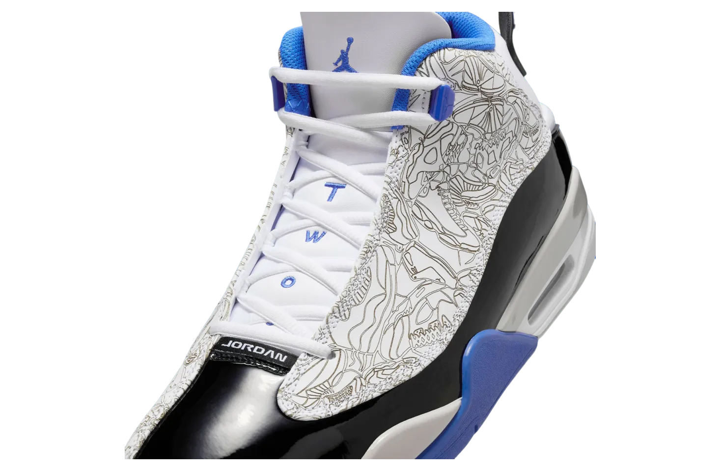 jordan dub zero white game royal 6