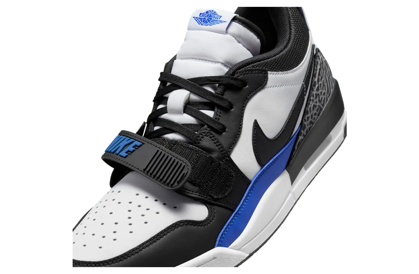 jordan legacy 312 low black racer blue 5