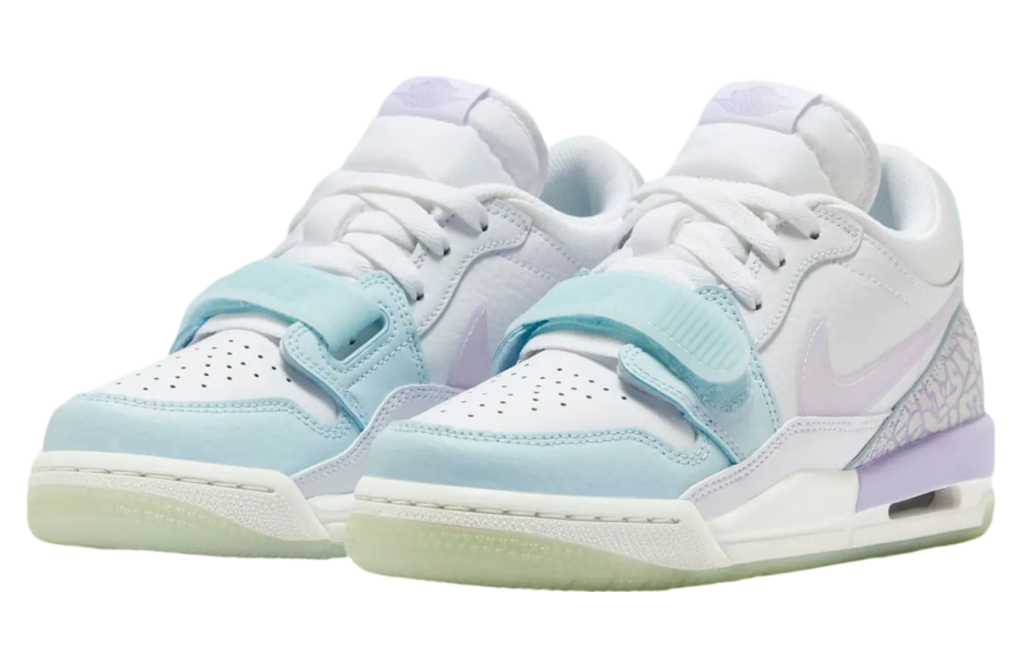 jordan legacy 312 low gs white hydrangeas 0