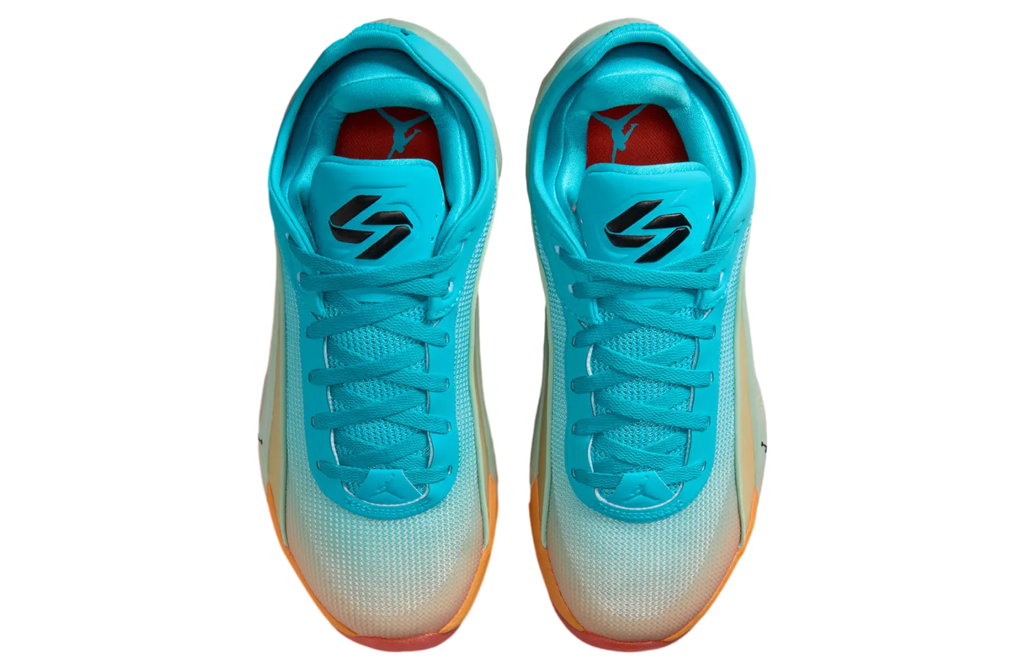 jordan luka 5 turqouise orange 2
