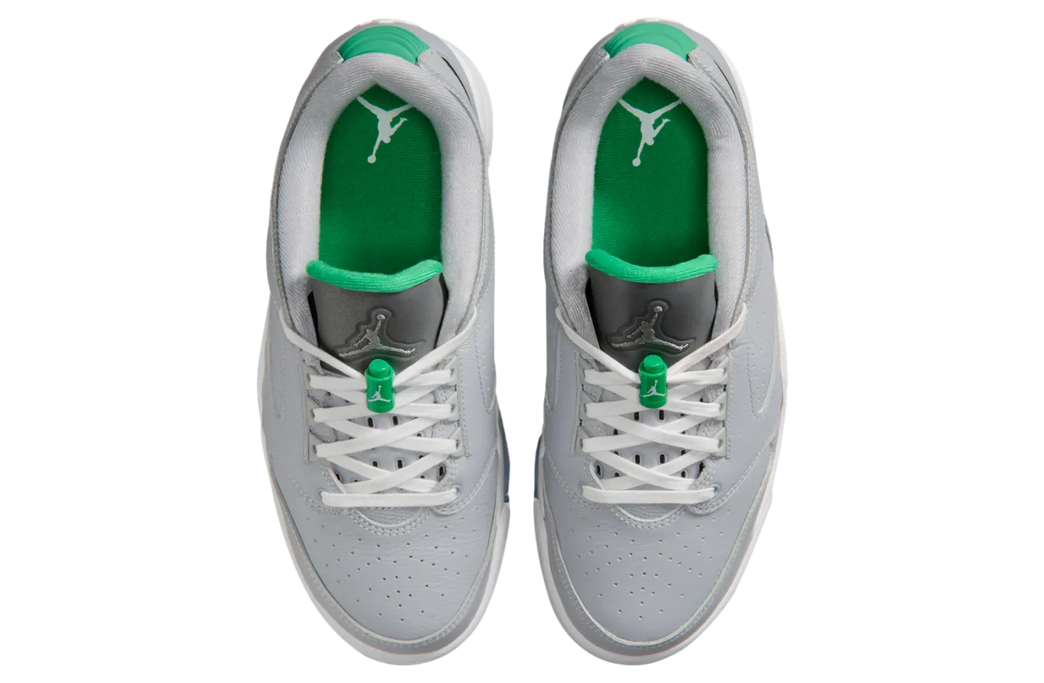 jordan sixty plus low wolf grey lucky green 3