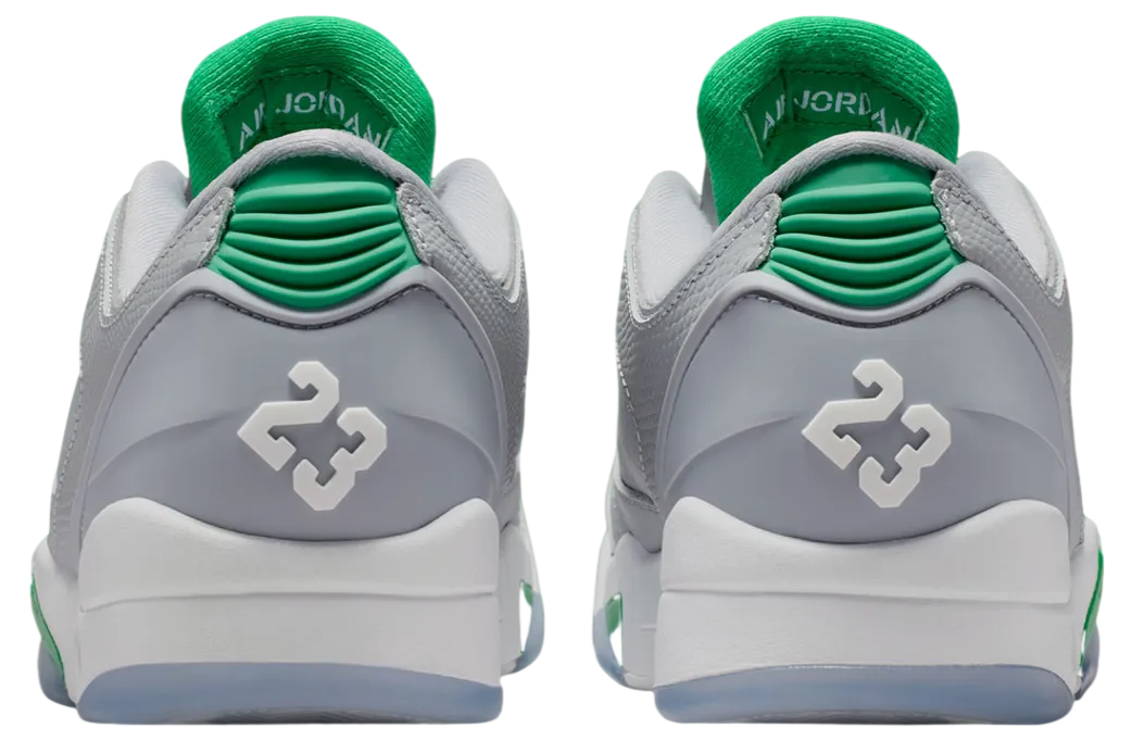 jordan sixty plus low wolf grey lucky green 4