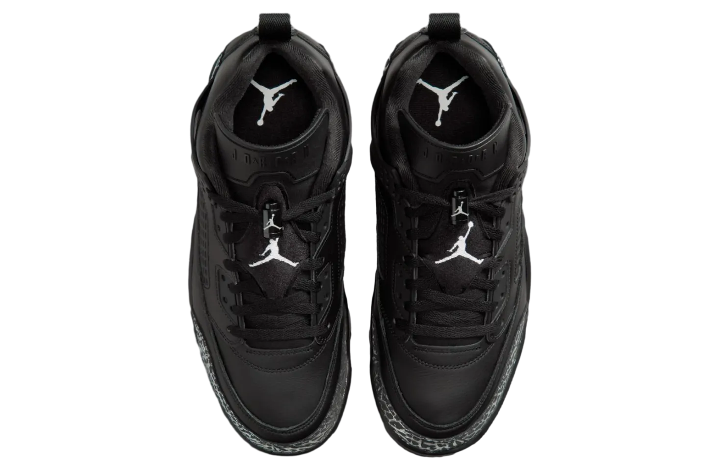 jordan spizike low black white 3