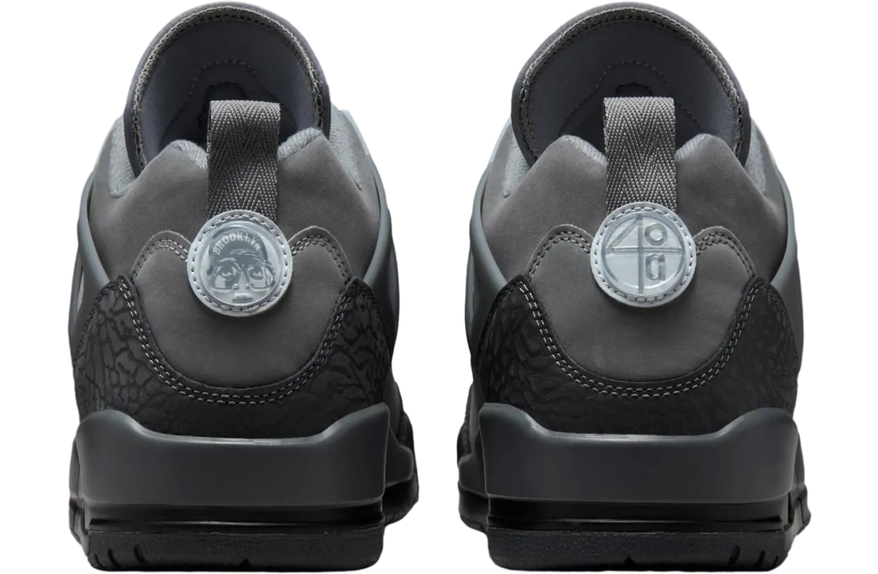 jordan spizike low dark grey black 0