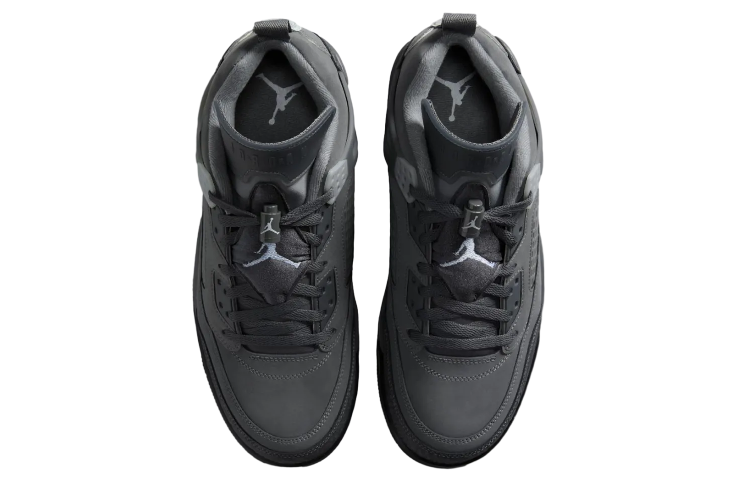 jordan spizike low dark grey black 4