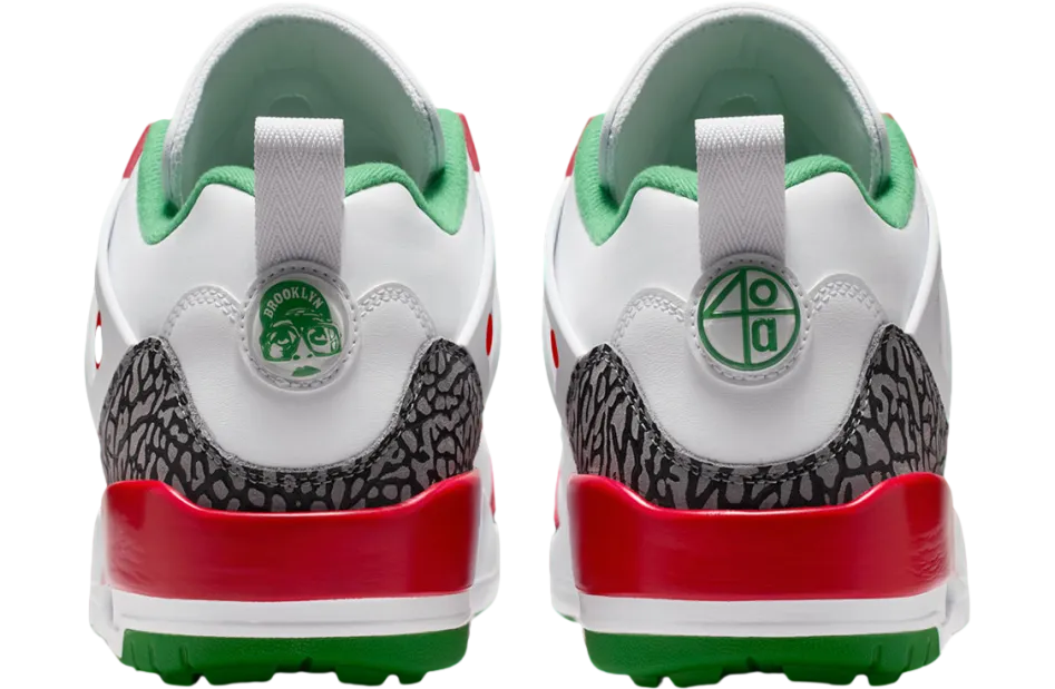 jordan spizike low golf white classic green 3