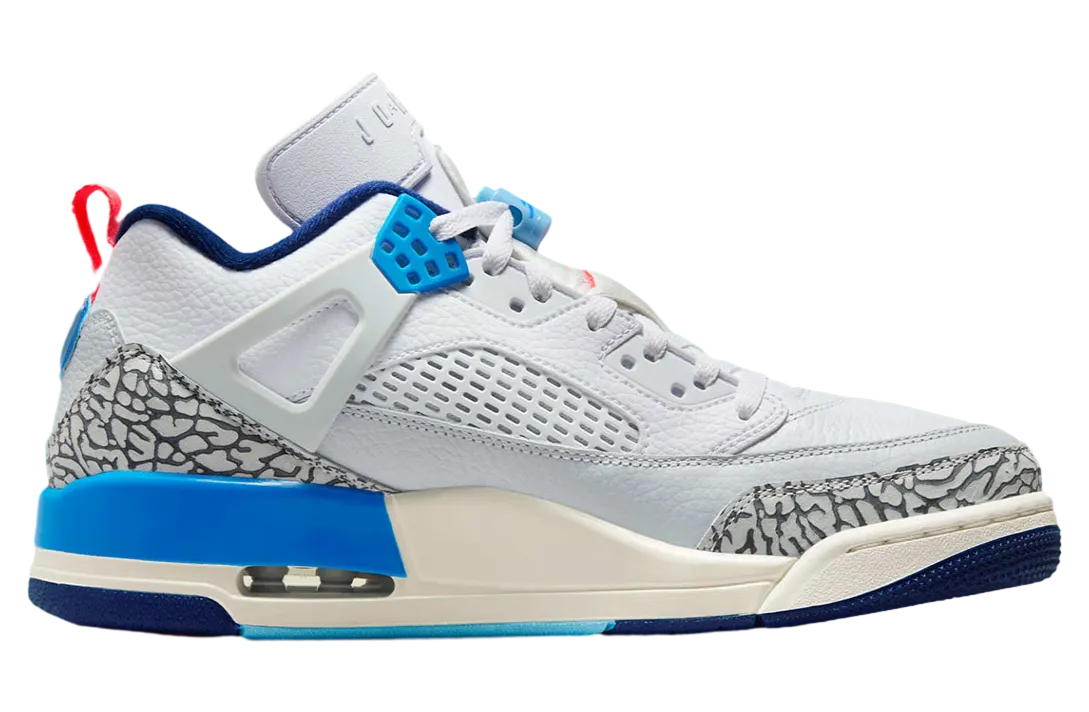jordan spizike low white blue void hot lava 1