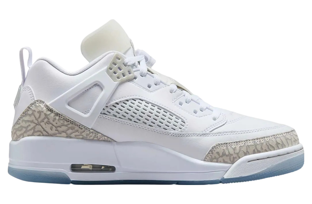 jordan spizike low white light grey 1
