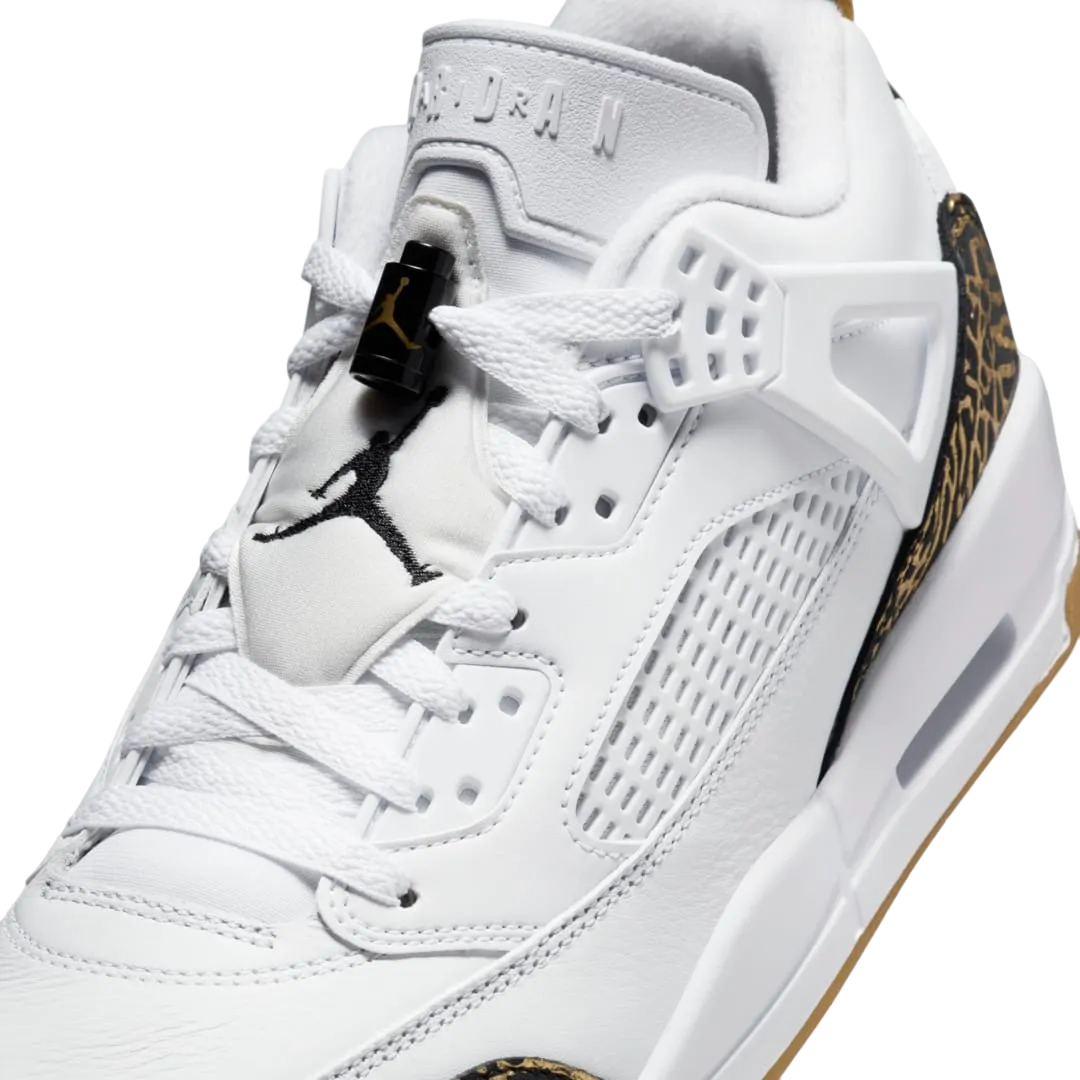 jordan spizike low white metallic gold 5