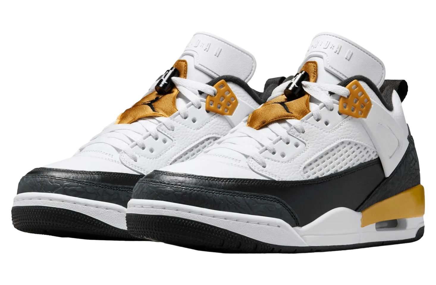 jordan spizike low white metallic gold black 0