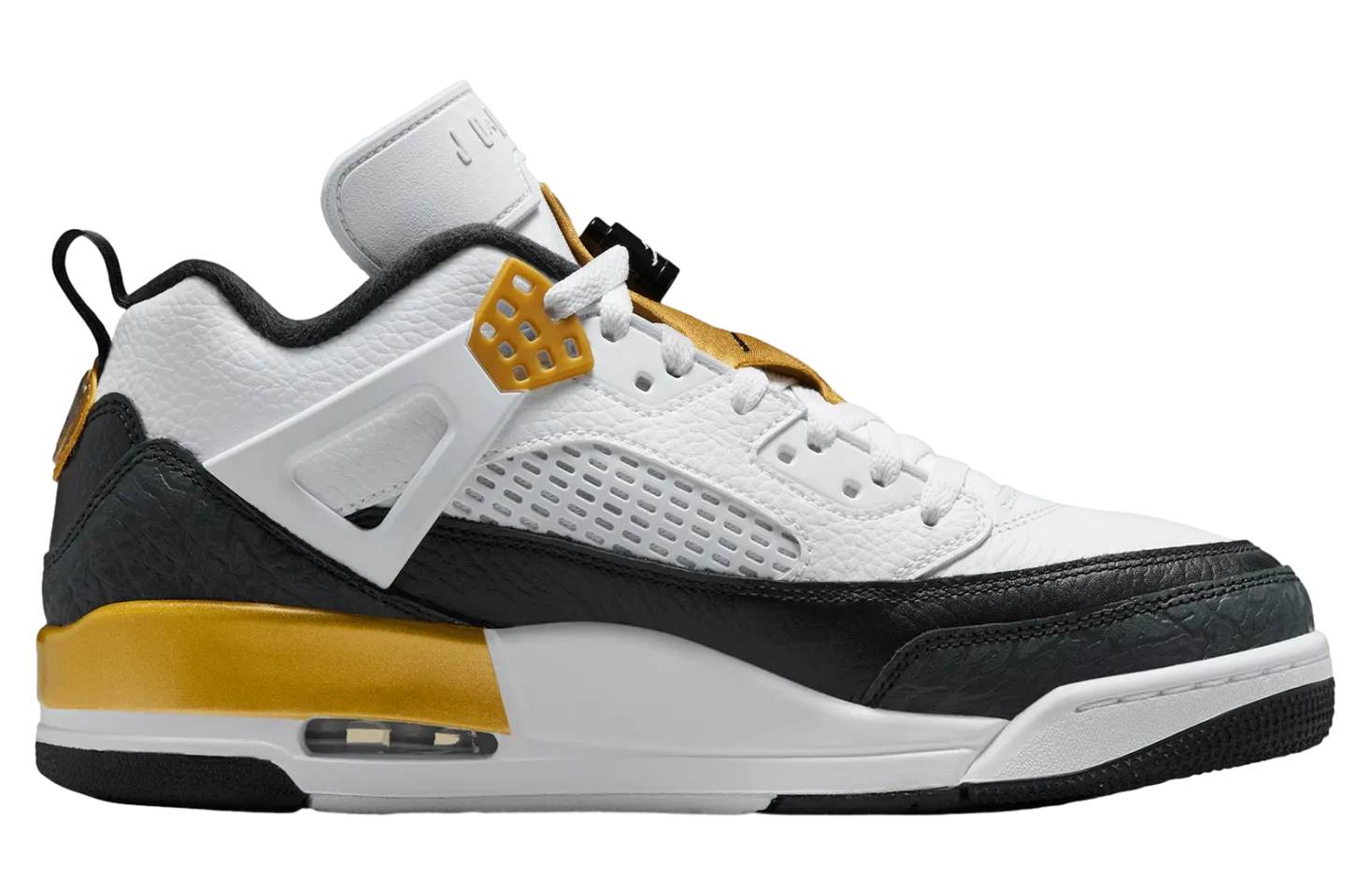 jordan spizike low white metallic gold black 2