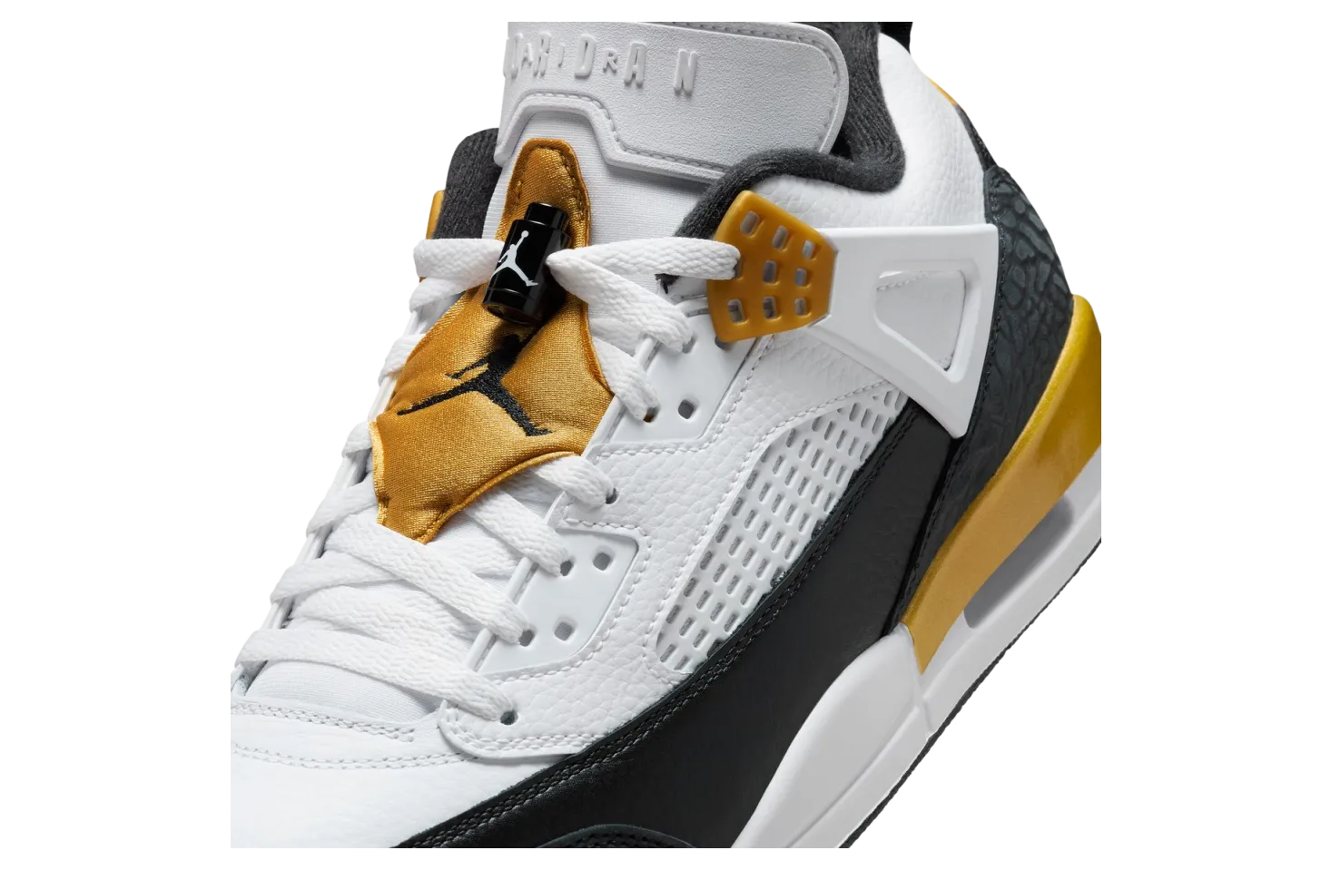 jordan spizike low white metallic gold black 6