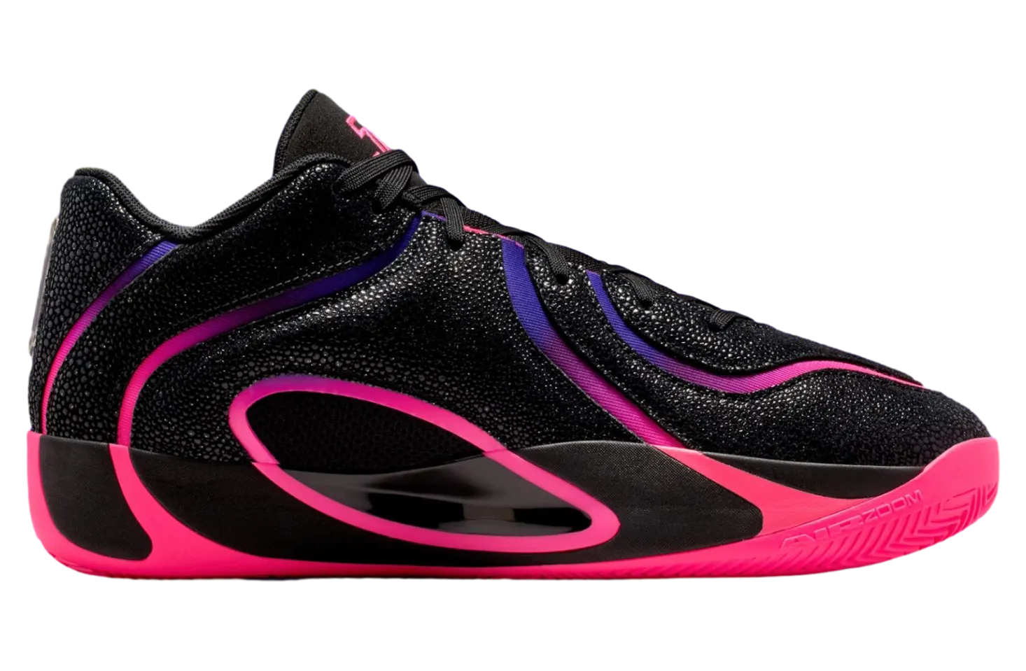 jordan tatum 4 black fierce purple 2