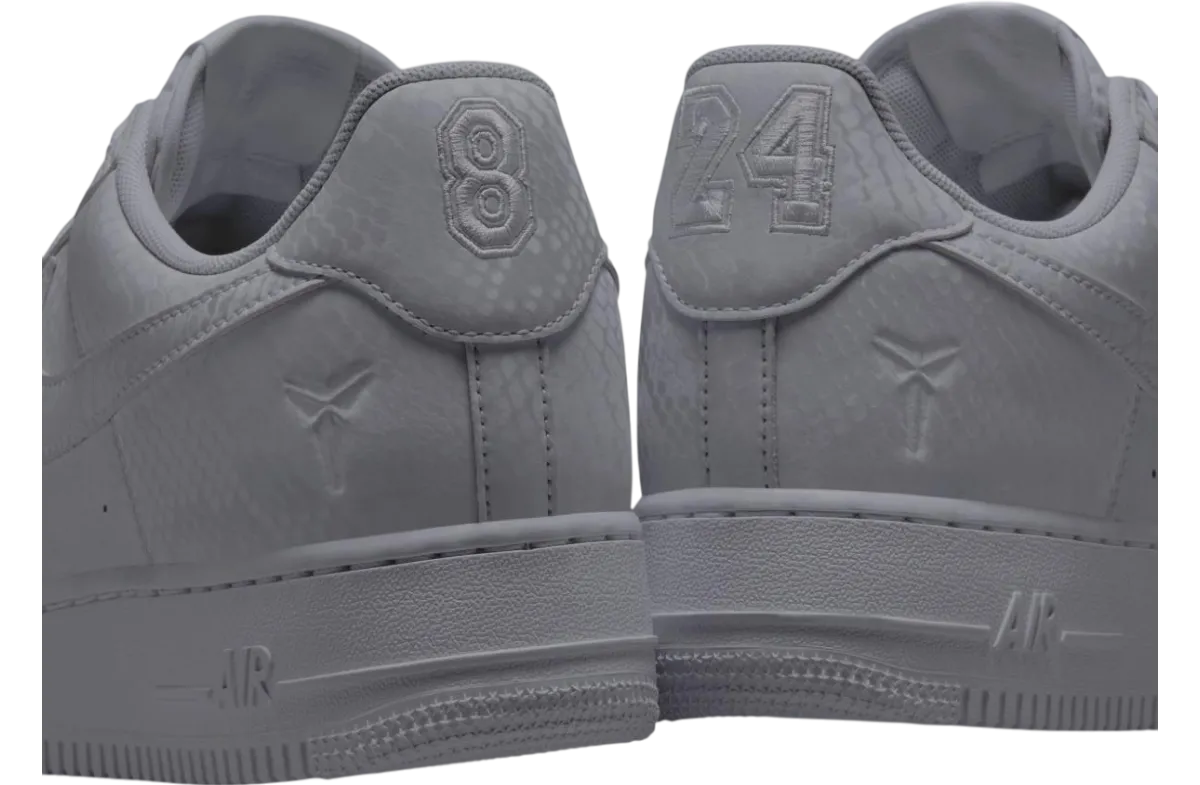 kobe bryant x nike air force 1 low cool grey wolf grey 2