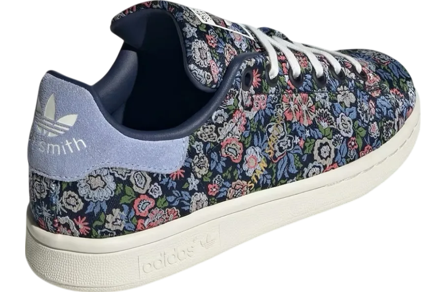 liberty london x adidas stan smith floral navy 1