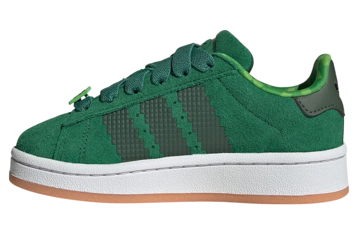 minecraft x adidas campus 00s green white gum 0