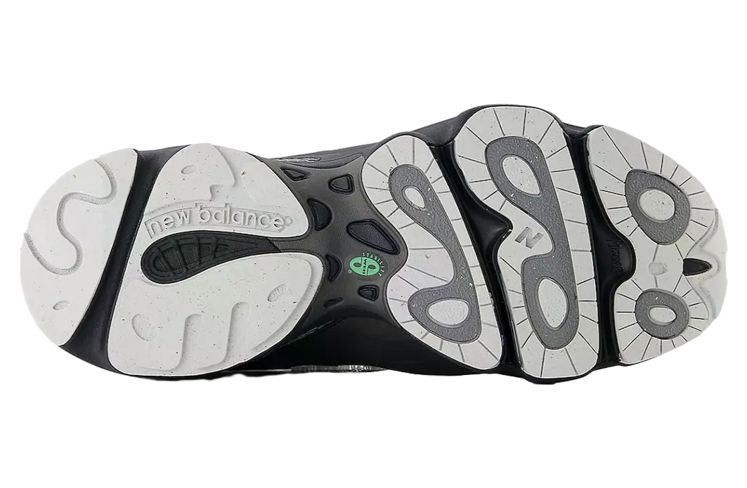 new balance 1000 dark silver metallic lime leaf 4