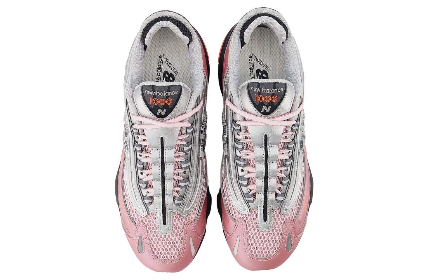 new balance 1000 metallic pink black 1