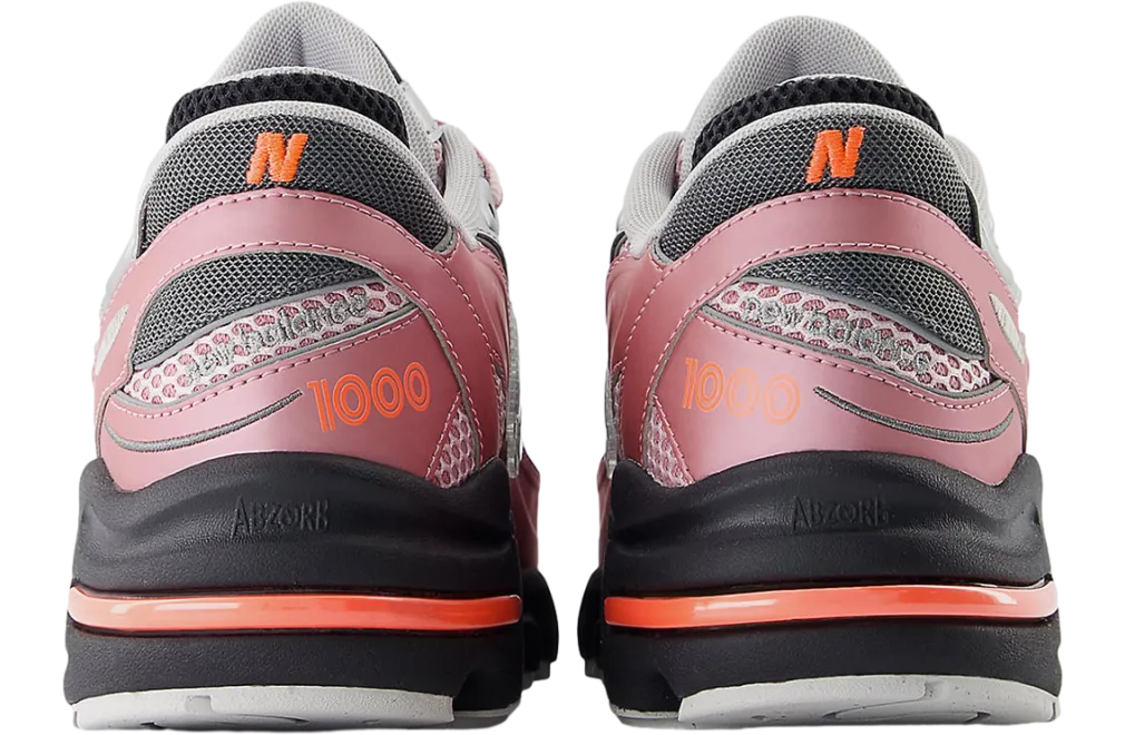new balance 1000 metallic pink black 2
