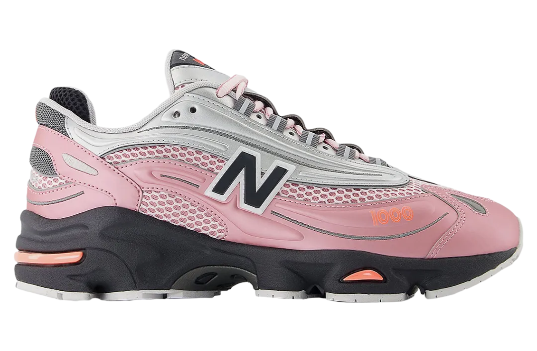 new balance 1000 metallic pink black
